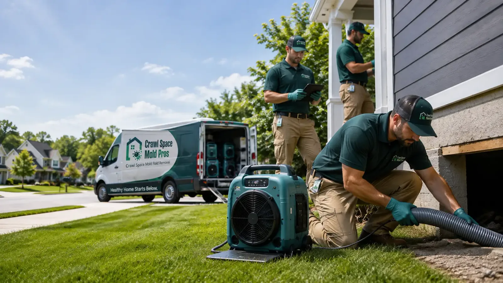 Crawl Space Mold Removal in Chesterhill, OH